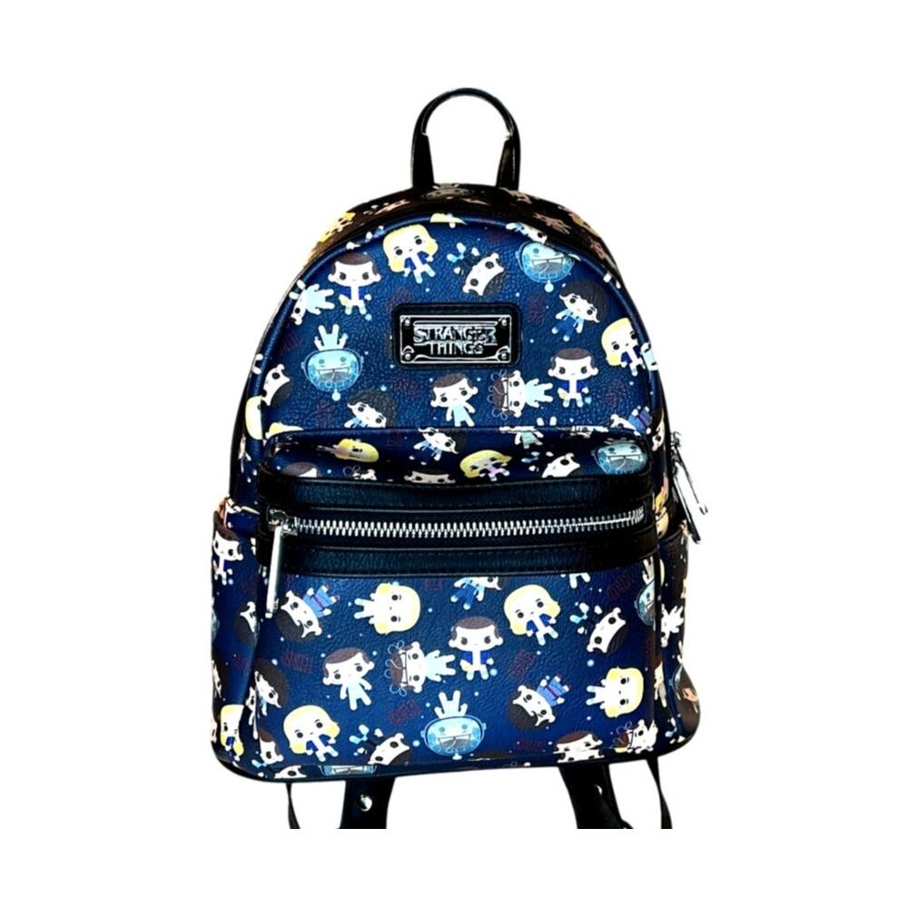 Loungefly Stranger Things Chibi Mini Backpack Eleven Demogorgon Blue
